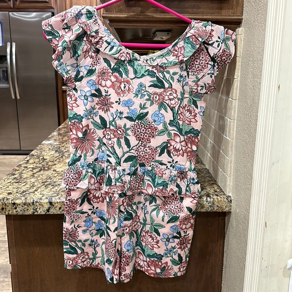Janie And Jack Brand New one piece jumpsuit Super Cute!! Girls Size 10 - Picture 1 of 14
